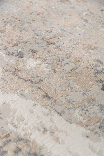 Viokarpet Fanci If36a Килим Правоъгълен Бял - Тъмносив 200x250см