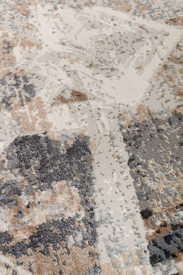 Viokarpet Fanci If36a Килим Правоъгълен Бял - Тъмносив 200x250см