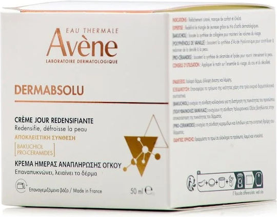 Eau Thermale Avène Dermabsolu Redensifying 24-Stunden Gesichtscreme Tag Für Feuchtigkeitsspendende Und Anti-Aging Mit Hyaluronsäure 50ml