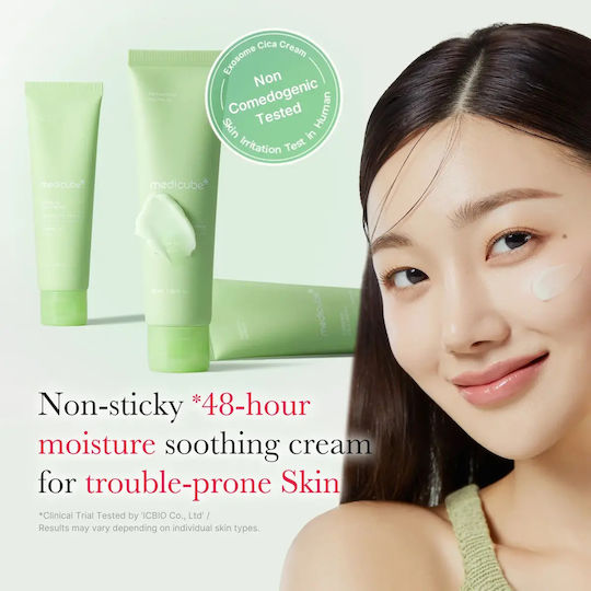 Medicube Exosome Cica Tea Tree Cream Face with Centella Asiatica