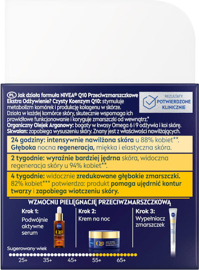 Nivea Q10 Creme Gesicht Nacht 50ml