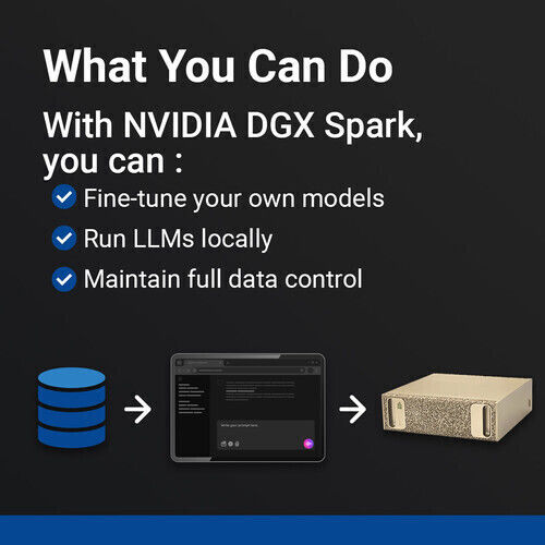 NVidia DGX Spark Mini PC (Cortex X925+A725/128GB DDR4/4TB SSD/No OS)