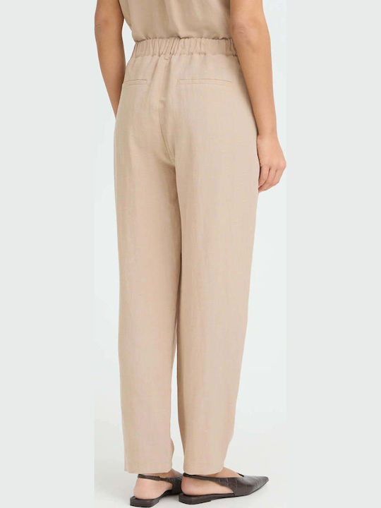 Women's Fabric Trousers in Regular Fit Birch
