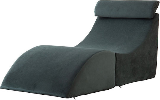 Relax Velvet Petrol Blue Armchair 50x50x70cm