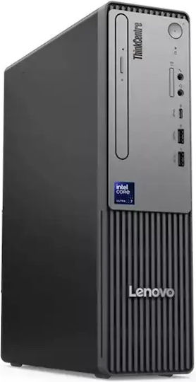 Lenovo Neo 50s Gen 6 Компактен настолен компютър (Ultra 3-205/64GB DDR5/512GB SSD/W10 Pro) с клавиатура (BG)