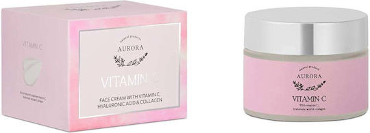 Aurora Natural Vitamin C Cream Face with Centella Asiatica 50ml