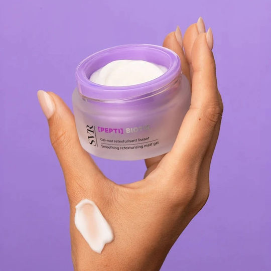 SVR Laboratoire [PEPTI] BIOTIC Gel-Mat Smoothing Resurfacing Moisturizing Day Face Cream with Peptides for Matte Finish 50ml