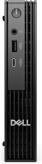 Dell Pro Micro Настолен компютър (Ultra 5-235T/8GB DDR5/512GB SSD/W10 Pro)