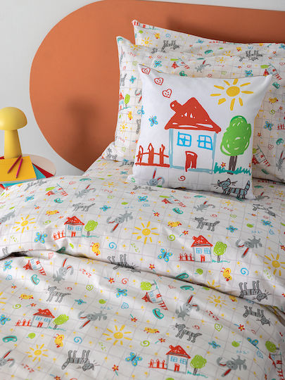 Palamaiki Детско Памучно Одеяло Единично Mk791 My Kingdom 160x240см. Palamaiki Детско Памучно Одеяло Единично Mk791 My Kingdom 160x240см.