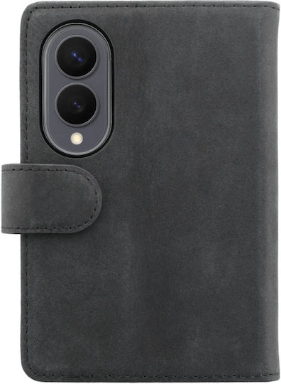 Rosso Deluxe Wallet Δερμάτινο Μαύρο (Galaxy Z Fold8)