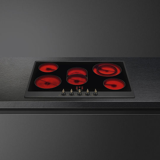 Smeg Керамичен плот с рамка автономен 72x51см