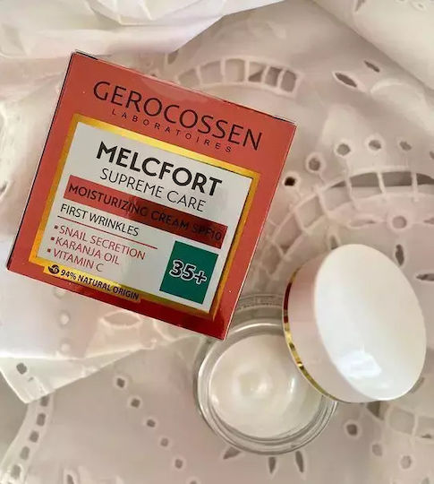 Gerocossen Creme de Față Hidratare de Zi cu Factor de Protecție Solară 10 și Slime de Melc 50ml