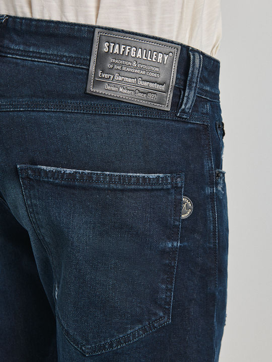 Sapphire Men's Elastic Blue Jeans Pants