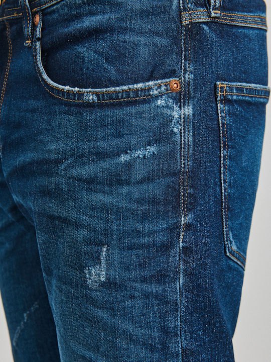 Sapphire Men's Jeans Pants Slim Fit Blue