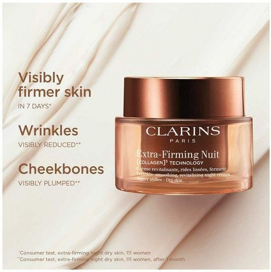 Clarins Extra-Firming Rich Ενυδατική & Αντιγηραντική Κρέμα Προσώπου Νυκτός 50ml