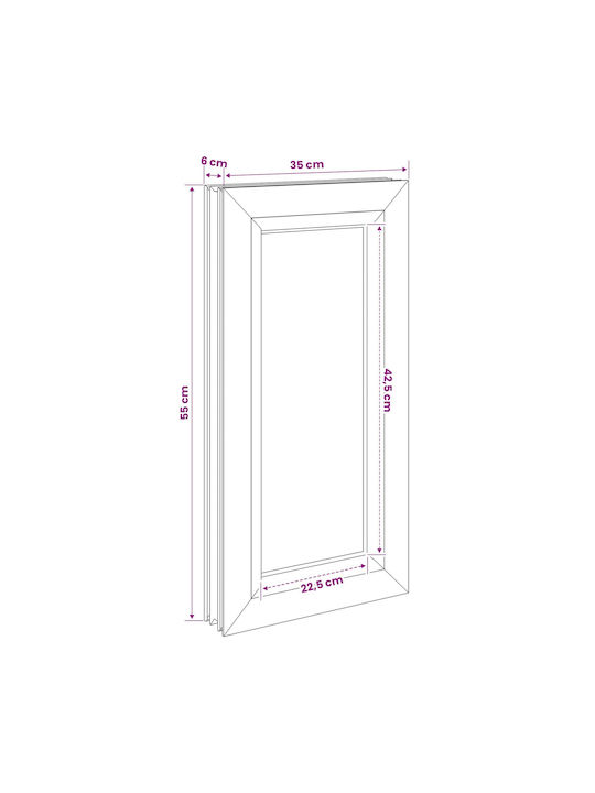 vidaXL Fereastră deschidere PVC Risor L35xÎ55cm