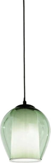 Ondaluce Bonnie Pendant Light Green with Socket E27 20cm