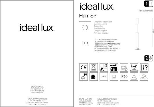Ideal Lux Flam Ideal Lux Flam
