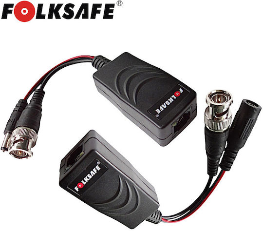 Folksafe FS-HD4301VP Video Balun Συστημάτων CCTV FS-HD4301VP