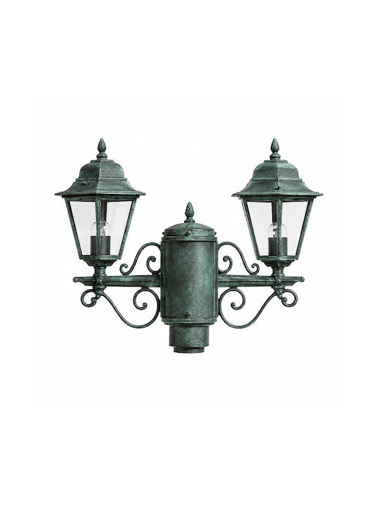 Elvhx Outdoor Floor Lamp Post LED Exterior Black