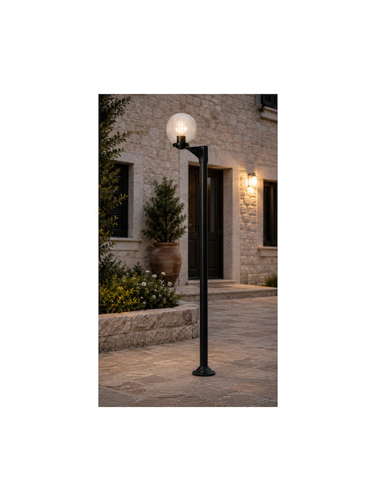Elvhx Elvhx Outdoor Floor Lamp Post with Warm White Light Black