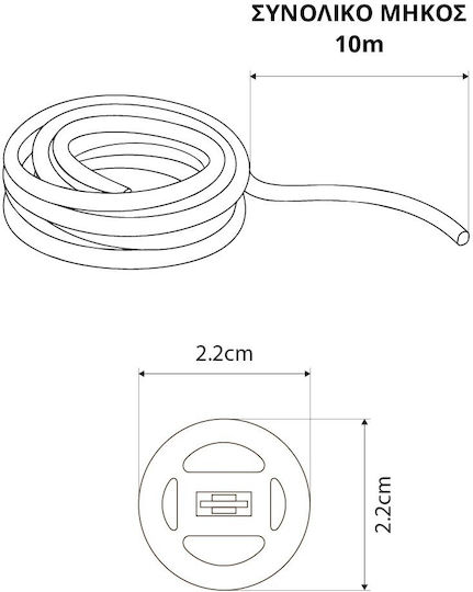 kelvo Wasserfester LED-Streifen 24V Neon-Flex