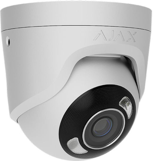 Ajax Systems TurretCam IP Surveillance Camera 4K Waterproof with Microphone and Lens 4mm