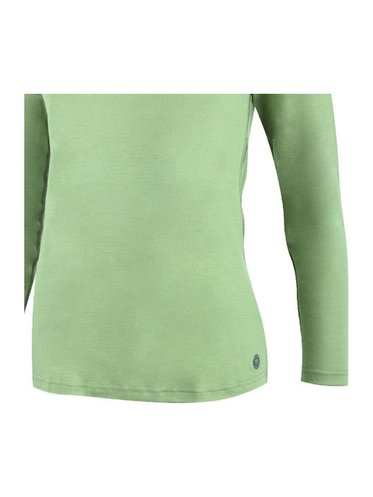 Lasting Atila-6000 Women's Thermal Long-Sleeved Shirt Green
