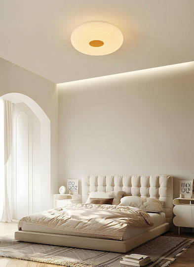 VK Lighting Plafonieră de Tavan 50cm Albă cu LED Integrat