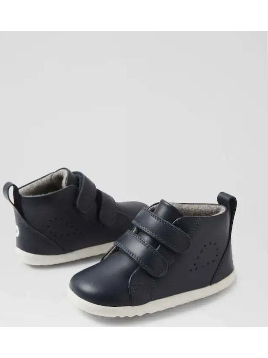 Kinder Sneaker Hoch Anatomisch mit Bügel- und Schleifenverschluss Marineblaue