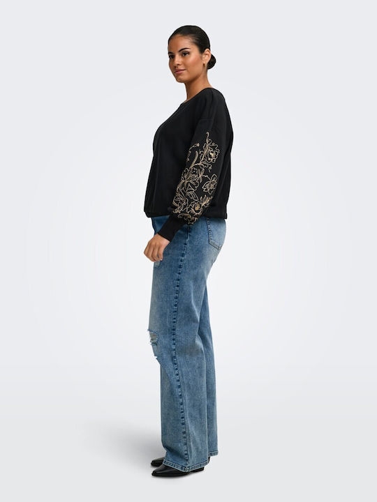 Long Women's Black Sweatshirt