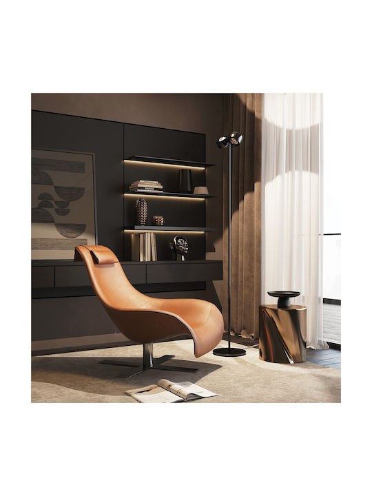 VK Lighting LED Floor Lamp Height 156.7cm with Warm White Light 2096lm Rose Gold