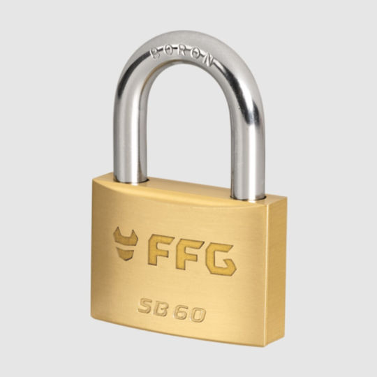 FFG Brass Padlock with Key 25mm
