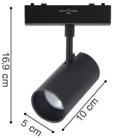 Inlight LED Линейно Осветително Тяло За Таван 9W Топло Бяло М16.9xД10xВ5см