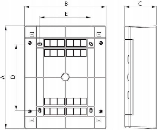 ETI ETI Floor Electrical Panel 12 Elements