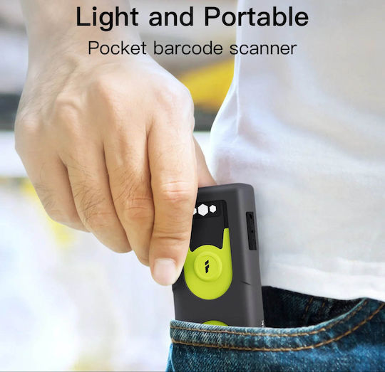Inateck Handheld Scanner Wireless with 1D Barcode Reading Capability