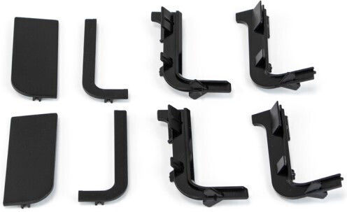 Gola J Emuca 8900817 Schwarzes Set für Eckenabschluss Oben Profil