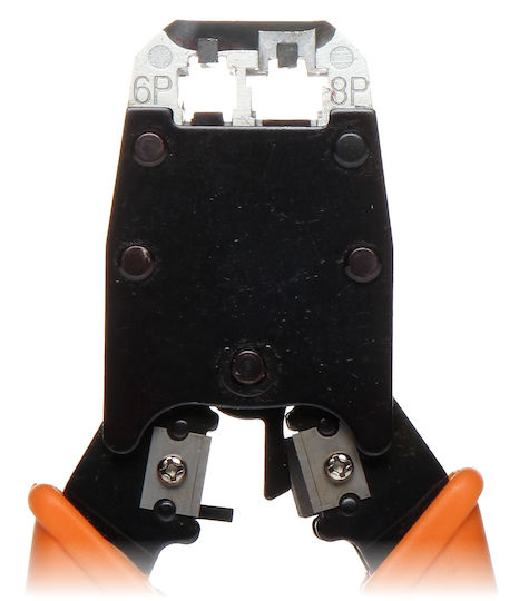 TST Клещи за кримпване RJ12, RJ11, RJ45 със Стрипър