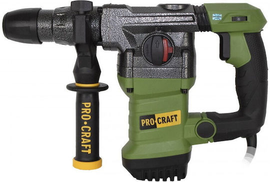 ProCraft BH1500E Κρουστικό Σκαπτικό Πιστολέτο Ρεύματος 1500W με Υποδοχή SDS Plus