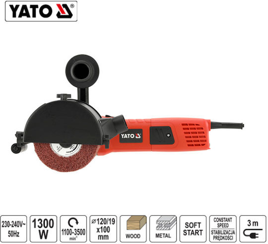 Yato YT-81956 Burnishing Polisher 1300W with Speed Setting