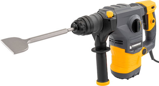 Powermat Set Spitzmeißel & Bohrer 5 Stück mit Steckdose SDS Plus