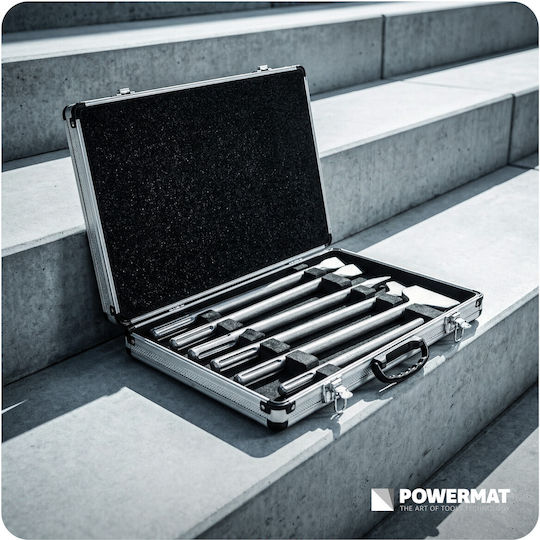 Powermat Spitzmeißel Set 2 Stück mit SDS Max Steckdose