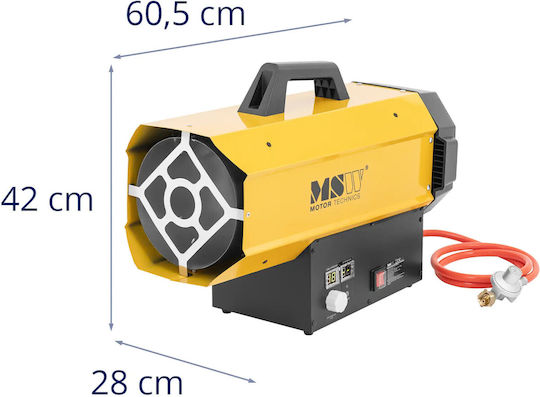 MSW Βιομηχανικό Αερόθερμο Αερίου 60kW