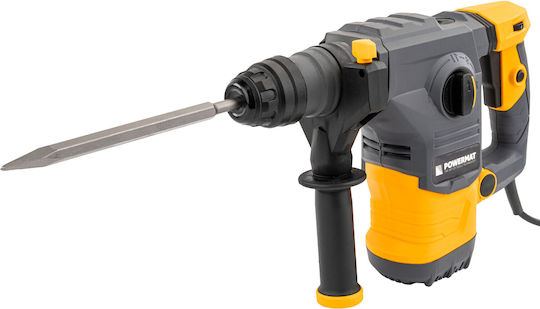 Powermat Set Spitzmeißel & Bohrer 5 Stück mit Steckdose SDS Plus