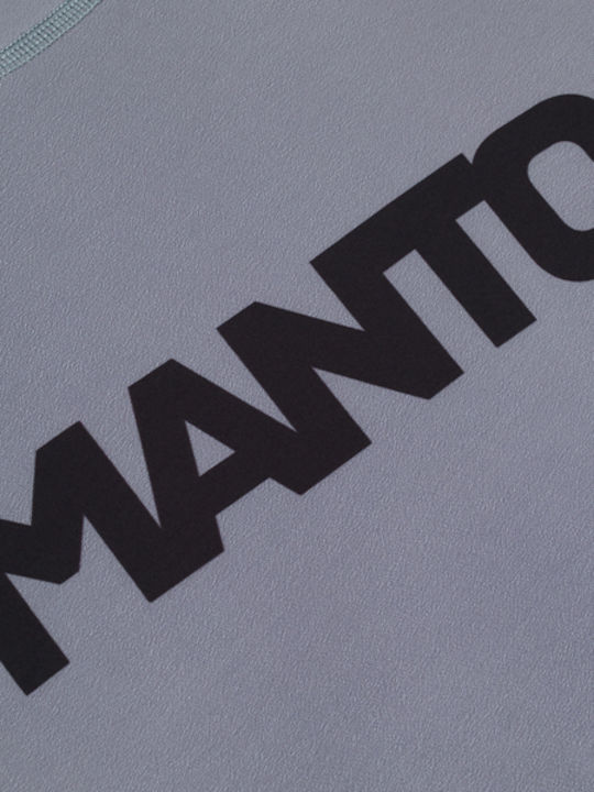 Manto Ανδρική Κοντομάνικη Μπλούζα MN-R971-GY για Jiu-Jitsu Γκρι