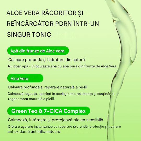 Eqqualberry Dischete Tonifiante pentru Față cu Centella Asiatica, Niacinamidă și Ceai Verde 150ml