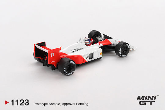 Car Model Macheta McLaren MP4/4 #11 Alain Prost Japan Grand Prix 2nd Place 1988 Scale 1:64 Mini GT MGT01123-L