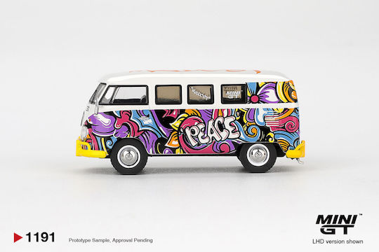 Machetă Mașină Volkswagen T1 Micro Bus Mizu Design 1967 Scara 1:64 Mini GT MGT01191-L