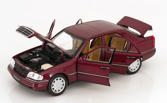 Mercedes C-Class W202 Sedan 1993 Red Limited Edition 750 Pieces Scale 1:18 Norev