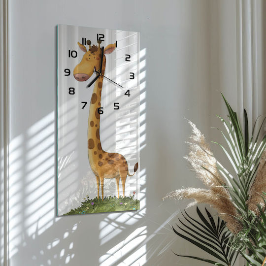 Tulup Ceas de Perete pentru Copii Girafă 30x60cm